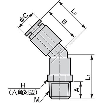 ニュージョイントGW(継手)/(片口45°エルボ) CKD