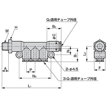 ニュージョイントGW(継手)/(マニホールド(シングル)) CKD