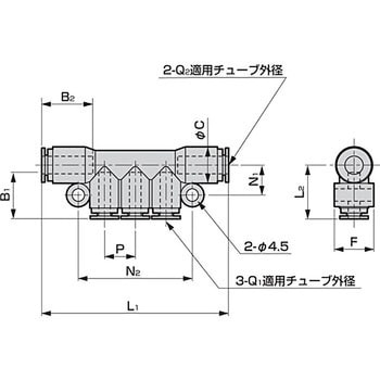 ニュージョイントGW(継手)/(マニホールド(シングル)) CKD