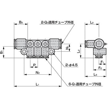 ニュージョイントGW(継手)/(マニホールド(ダブル)) CKD