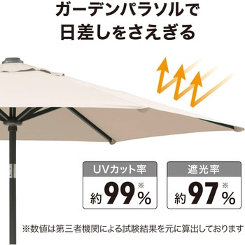 アルミパラソル チルト 2.5m タカショー