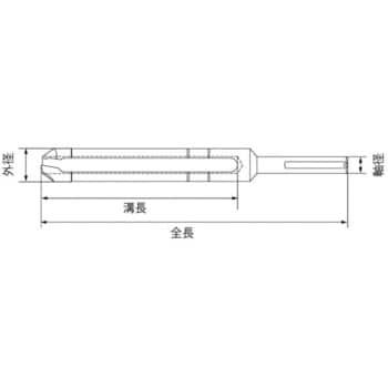 アンカー後施工用ドリル スターエム 外径24mm全長210mm - 【通販