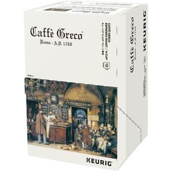 KEURIG 専用カプセル  カフェグレコ エスプレッソロースト カップス