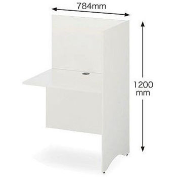 イタリア製 パネルデスク スマイル(家具)