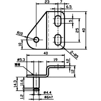 ガススプリング用取付金具 HANIL PRECISION