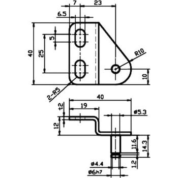 ガススプリング用取付金具 HANIL PRECISION