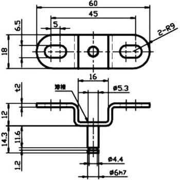 ガススプリング用取付金具 HANIL PRECISION