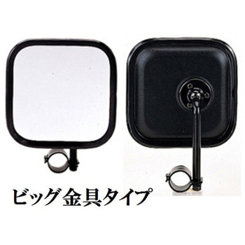 ロードビュミラー平面ミラー D型タイプ(自動車用補助ミラー) 信栄物産