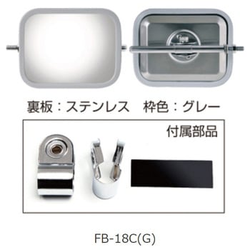 ロードビュミラー平面ミラー 丸棒タイプ(自動車用補助ミラー) 信栄物産