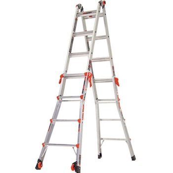 Lg アルミ合金製伸縮式はしご兼用脚立 1台 長谷川工業 通販サイトmonotaro