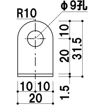 タペストリーバー  吊り具 10個入り ファースト(ディスプレイ)