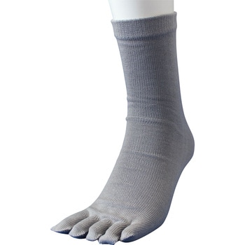 炎の裏起毛カカトなし5本指靴下 - ハヤシ[靴下]