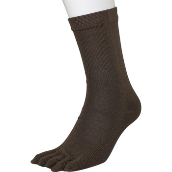 炎の裏起毛カカトなし5本指靴下 - ハヤシ[靴下]