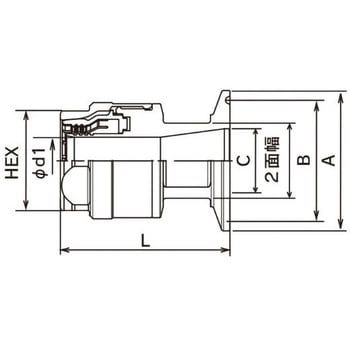 TC3-FS15-15A ホース継手 トヨコネクタ ステンレス製(フェルールタイプ