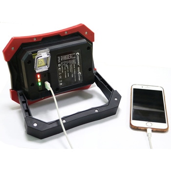 充電式ライト 投光器 30W スタンド式 GOODGOODS(グッド・グッズ)