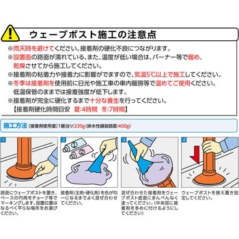 ウェーブポスト(車線分離標) 日本緑十字社 ガイドポスト 【通販