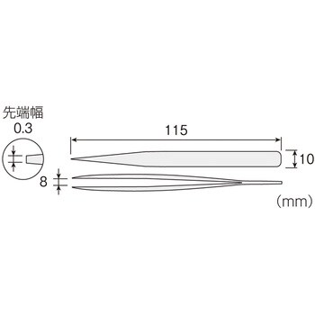ピンセット ホーザン