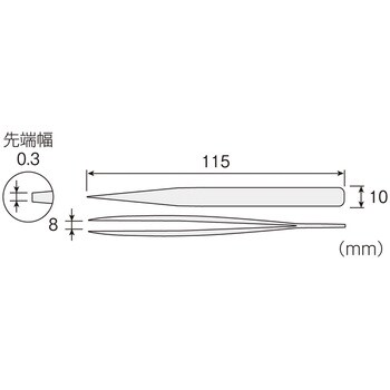 ピンセット ホーザン