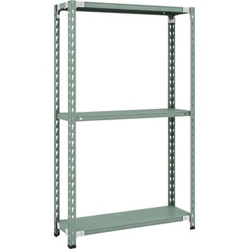 セミボルトレス軽量棚 (150kgタイプ、高さ1500mm) 3段 TRUSCO