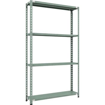 セミボルトレス軽量棚 (150kgタイプ、高さ2100mm) 4段 TRUSCO