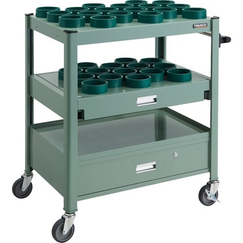 コンビネーションツーリングワゴン(HSKシャンク)スライド棚・引出しタイプ TRUSCO