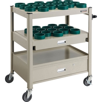 コンビネーションツーリングワゴン(HSKシャンク)スライド棚・引出しタイプ TRUSCO