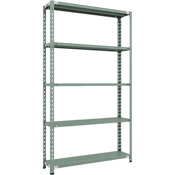 セミボルトレス軽量棚 (150kgタイプ、高さ2100mm) 5段 TRUSCO