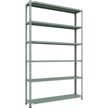 セミボルトレス軽量棚 (150kgタイプ・高さ2400mm) 6段 TRUSCO