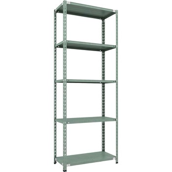 セミボルトレス軽量棚 (150kgタイプ・高さ2400mm) 5段 TRUSCO