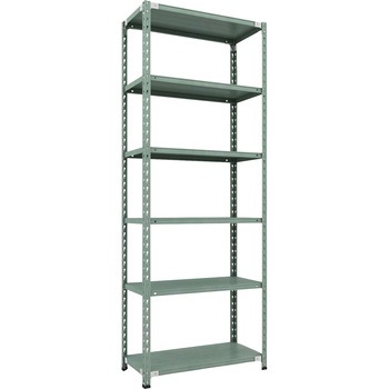 セミボルトレス軽量棚 (150kgタイプ・高さ2400mm) 6段 TRUSCO