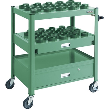 コンビネーションツーリングワゴン(HSKシャンク)スライド棚・引出しタイプ TRUSCO