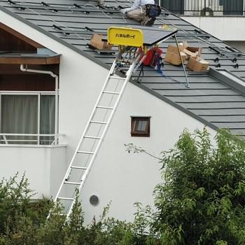 太陽光パネル用荷揚げ機パネルボーイ - 長谷川工業