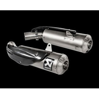 [E4仕様]スリップオンマフラー(S/O) チタン AKRAPOVIC (アクラポビッチ)