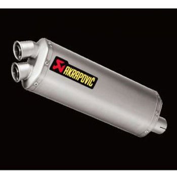 [E4仕様]スリップオンマフラー(S/O) チタン AKRAPOVIC (アクラポビッチ)
