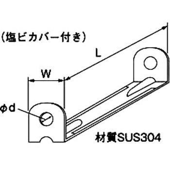 プラフレキPFステンレス両サドル 古河電工(古河電気工業)
