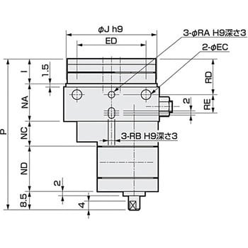 CKD スーパーファンロータリ SFRT-20-180-F2S-D-