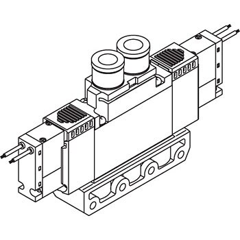 ＣＫＤ パイロット式５ポート弁 ダイレクト配管 4GA220R-C4-E2-1