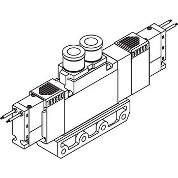 4GA250-C4-E2-3 パイロット式5ポート弁 ダイレクト配管 4GAシリーズ 1