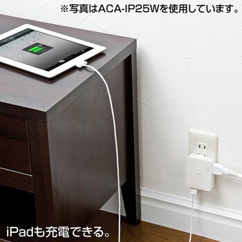 USB充電タップ型ACアダプタ(出力2.1A*2ポート) サンワサプライ