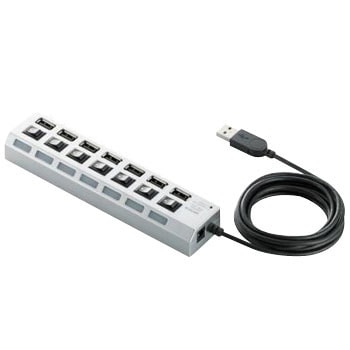 U2H-TZS720SSV USB�n�u 2.0 7�|�[�g �ʃX�C�b�`�t �Z���t�p���[ �o�X�p���[ ���p �}�O�l�b�g�t �X�C���O�R�l�N�^ �G���R�� 40142487