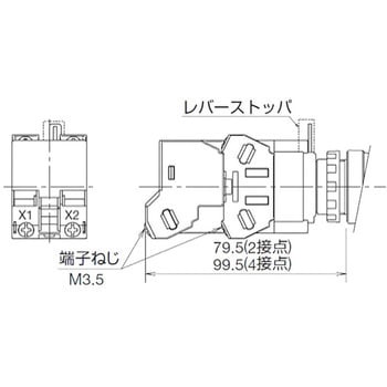 HWシリーズ 照光押ボタンスイッチΦ22 (丸突形 LED)(モメンタリ形) IDEC(和泉電気)