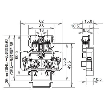 2段形端子台 IDEC(和泉電気)