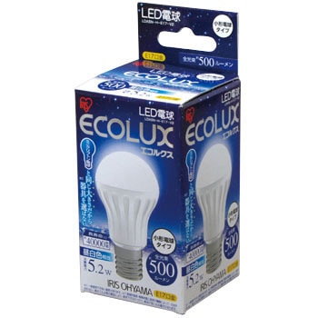 LDA5N-H-E17-V2 LED電球 小形 1個 アイリスオーヤマ 【通販モノタロウ】