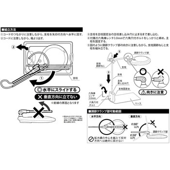 スタンド式LED拡大鏡 新潟精機(SK)