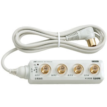 TLG4PA 入力ケーブル付き屋内用分配器 日本アンテナ 40186343