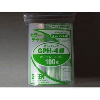 ユニパックGP カラーチャック セイニチ(生産日本社)