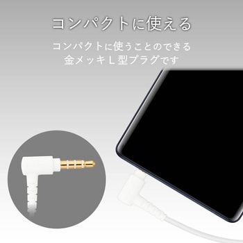 ステレオヘッドホン(マイク付)/セミオープン型/Φ3．5/13．6mmドライバ/FAST MUSIC/F10IM エレコム