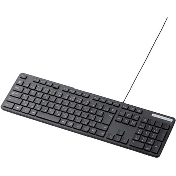 有線キーボード/メンブレン式/フルサイズ/薄型 エレコム