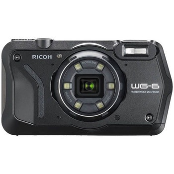 WG-6 ブラック リコー WG-6   本格防水 耐衝撃 防塵 防寒 コンパクトデジタルカメラ リコー(RICOH) 40232283