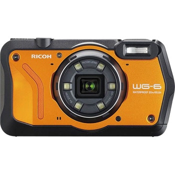 WG-6 オレンジ リコー WG-6   本格防水 耐衝撃 防塵 防寒 コンパクトデジタルカメラ リコー(RICOH) 40232299